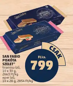 PENNY San fabio piskóta szelet ajánlat