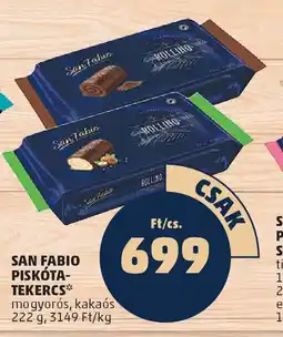 PENNY San fabio piskóta tekercs ajánlat