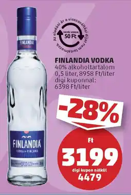 PENNY Finlandia vodka ajánlat