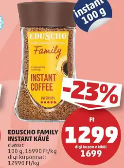PENNY Eduscho family instant kávé ajánlat