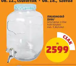 PENNY Italadagoló üveg ajánlat