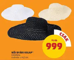 PENNY Női nyári kalap ajánlat