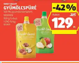 ALDI Sweet valley gyümölcspüré ajánlat