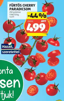 ALDI Fürtös cherry paradicsom ajánlat