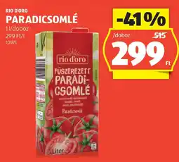ALDI Rio d'oro paradicsomlé ajánlat