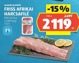 ALDI Almare seafood friss afrikai harcsafilé ajánlat