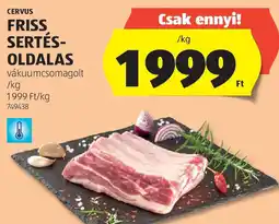 ALDI Cervus friss sertés- oldalas ajánlat