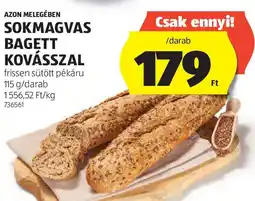 ALDI Azon melegében sokmagvas bagett kovásszal ajánlat