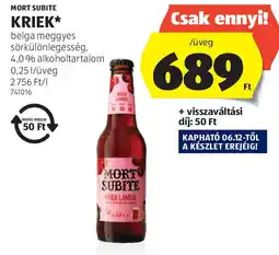 ALDI Mort subite kriek ajánlat