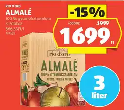 ALDI Rio d'oro almalé ajánlat