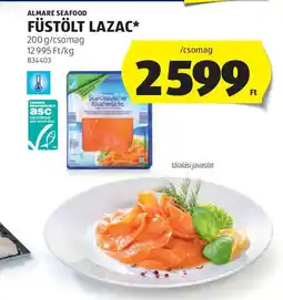 ALDI Almare seafood füstölt lazac ajánlat