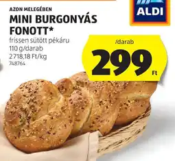 ALDI Azon melegében mini burgonyás fonott ajánlat