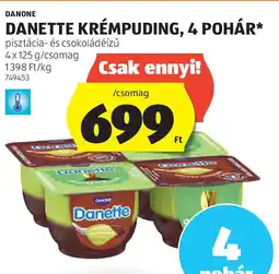 ALDI Danone danette krémpuding ajánlat