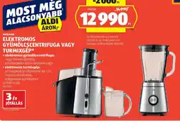 ALDI Ambiano elektromos gyümölcscentrifuga vagy turmixgép ajánlat