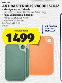 ALDI Crofton antibakteriális vágódeszka ajánlat