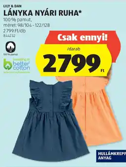 ALDI Lily & dan lányka nyári ruha ajánlat
