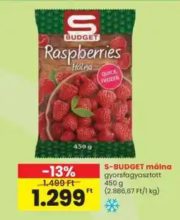 Spar S-BUDGET málna ajánlat