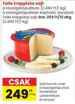 Spar Market Tolle Trappista Sajt ajánlat
