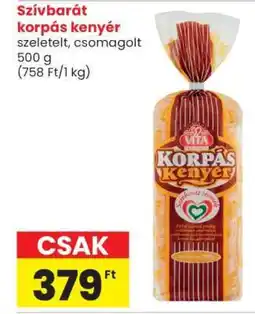 Spar Market Szívbarát korpás kenyér ajánlat