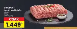 Spar S-BUDGET darált sertéshús ajánlat
