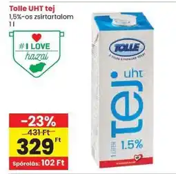 Spar TOLLE UHT tej ajánlat