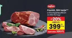 Spar Füstölt, főtt tarja ajánlat