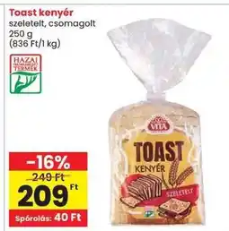 Spar Toast kenyér ajánlat