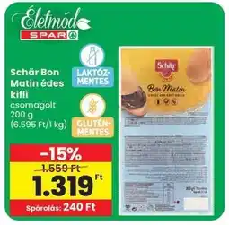 Spar Schär Bon Matin édes kifli ajánlat