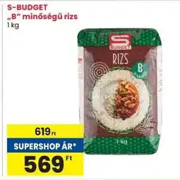Spar S-BUDGET „B” minőségű rizs ajánlat