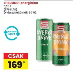 Spar S-BUDGET energiaital ajánlat
