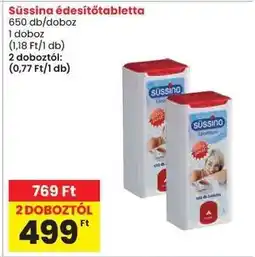 Spar Süssina édesítőtabletta ajánlat