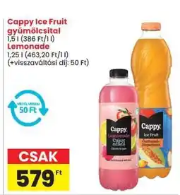 Spar Cappy Ice Fruit gyümölcsital ajánlat