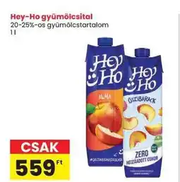 Spar HEY-HO GYÜMÖLCSITAL ajánlat