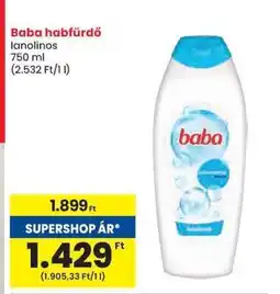 Spar Baba habfürdő ajánlat
