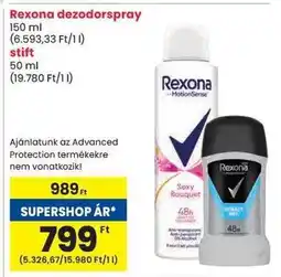Spar Rexona dezodorspray ajánlat