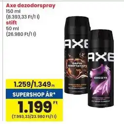 Spar Axe dezodorspray ajánlat