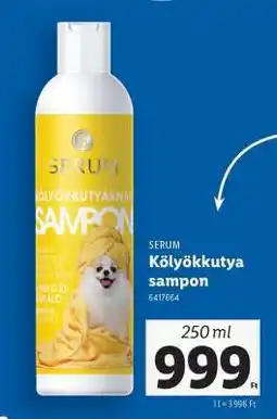 Lidl SERUM Kölyökkutya sampon ajánlat