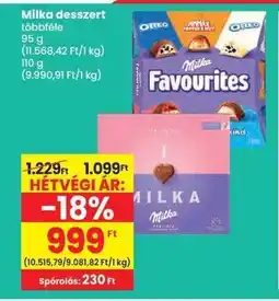 Spar Milka desszert ajánlat