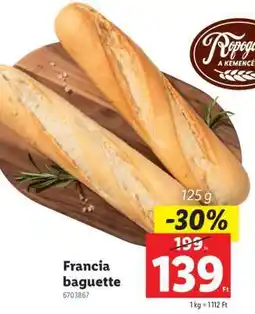 Lidl Francia baguette ajánlat