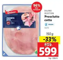 Lidl DULANO SELECTION Prosciutto Cotto ajánlat