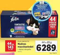 Lidl Felix Fantastic Nedves macskaeledel ajánlat