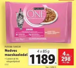 Lidl PURINA JUNIOR Nedves macskaeledel ajánlat