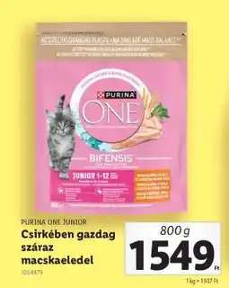 Lidl PURINA ONE JUNIOR ajánlat