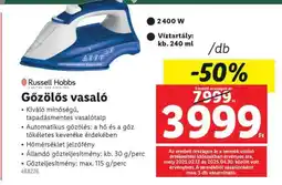 Lidl Gőzölős vasaló ajánlat