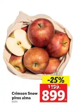 Lidl Crimson Snow piros alma ajánlat