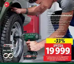 Lidl PARKSIDE Akkus ütvecsavarozókészlet ajánlat