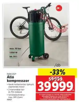 Lidl PARKSIDE Álló kompresszor ajánlat