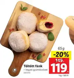 Lidl Töltött fánk ajánlat
