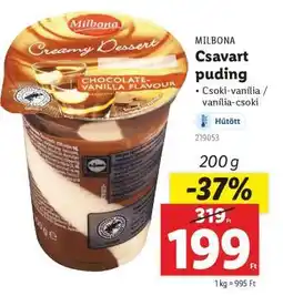 Lidl MILBONA Csavart puding ajánlat