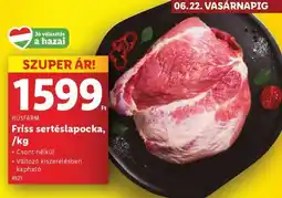 Lidl Friss sertéslapocka ajánlat